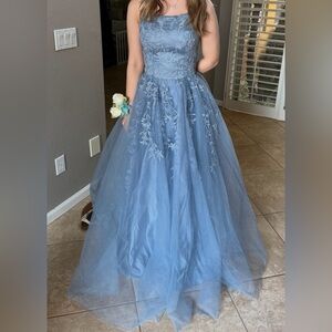 Prom Dress Ice Blue Size 2